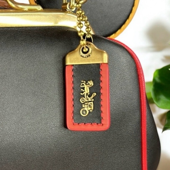 Coach New Black and Red Mickey Mouse Shoulder Bag - Picture 3 of 10